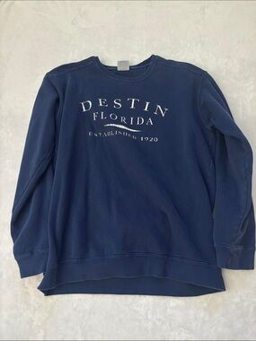Destin Florida Crewneck Sweatshirt - Navy